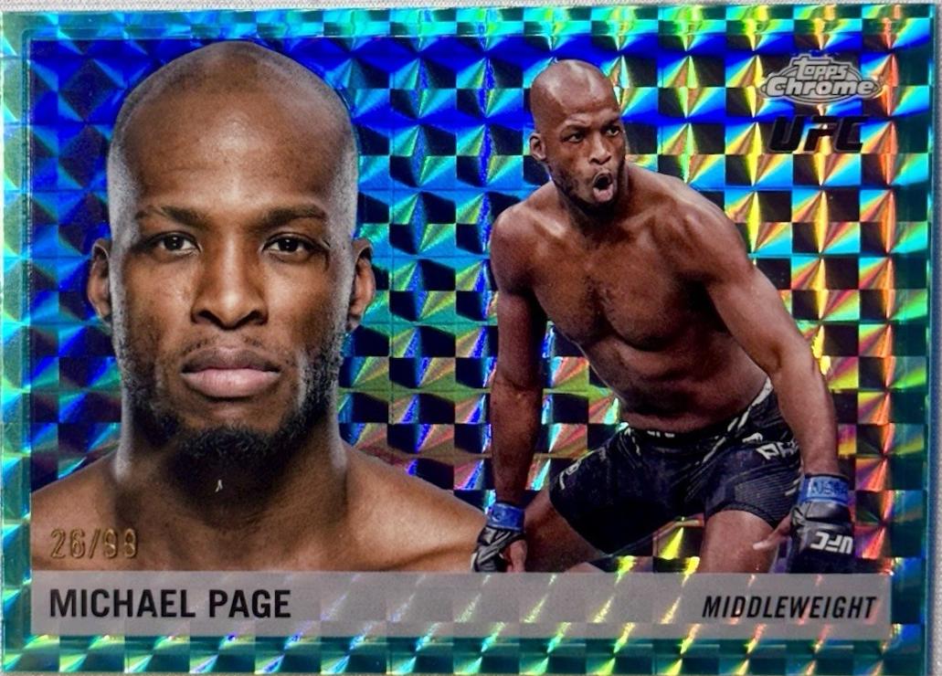 Michael Page [Geometric Purple Refractor] #55T-20