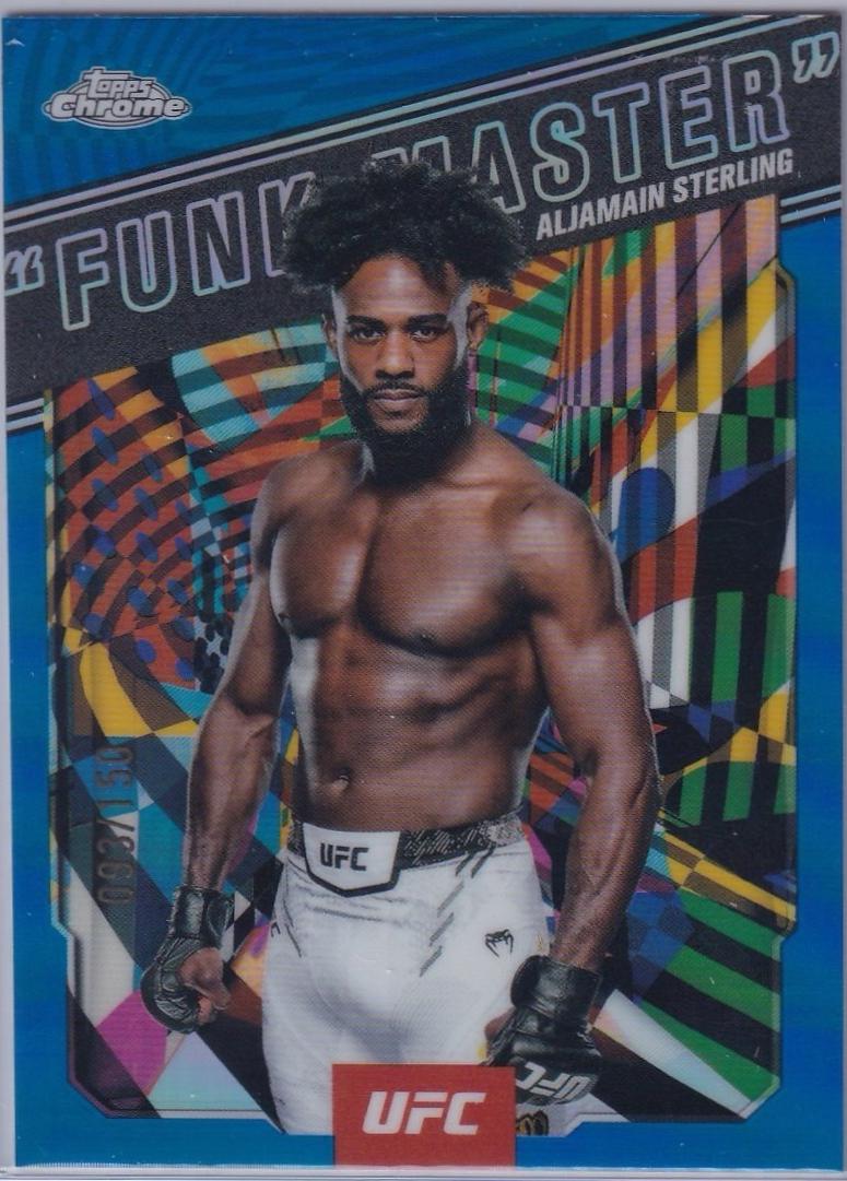 Aljamain Sterling Funk Master [Blue Refractor] #AKA-13
