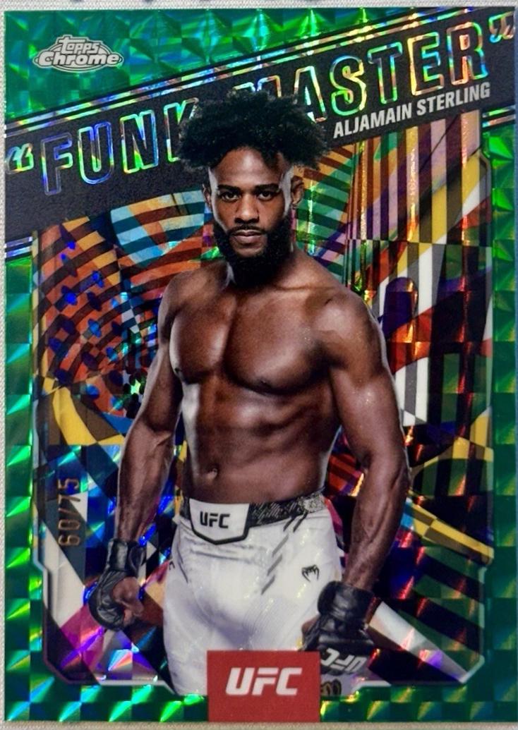 Aljamain Sterling Funk Master [Geometric Green Refractor] #AKA-13