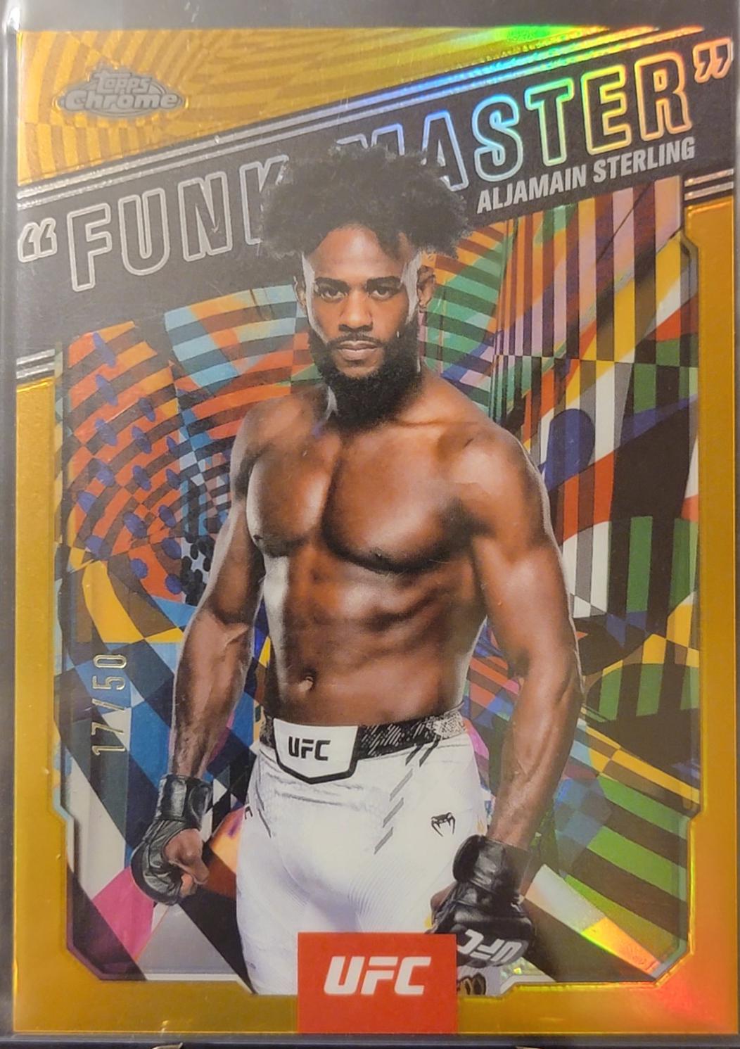 Aljamain Sterling Funk Master [Gold Refractor] #AKA-13