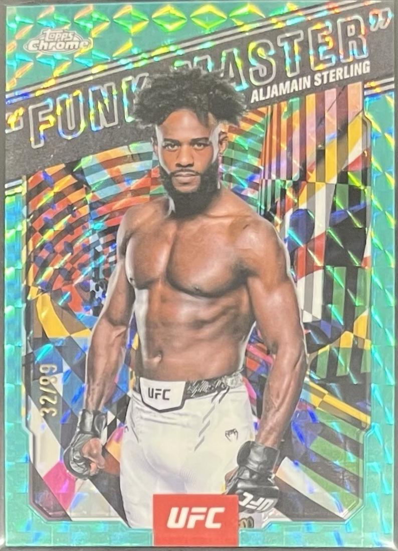 Aljamain Sterling Funk Master [Green Refractor] #AKA-13