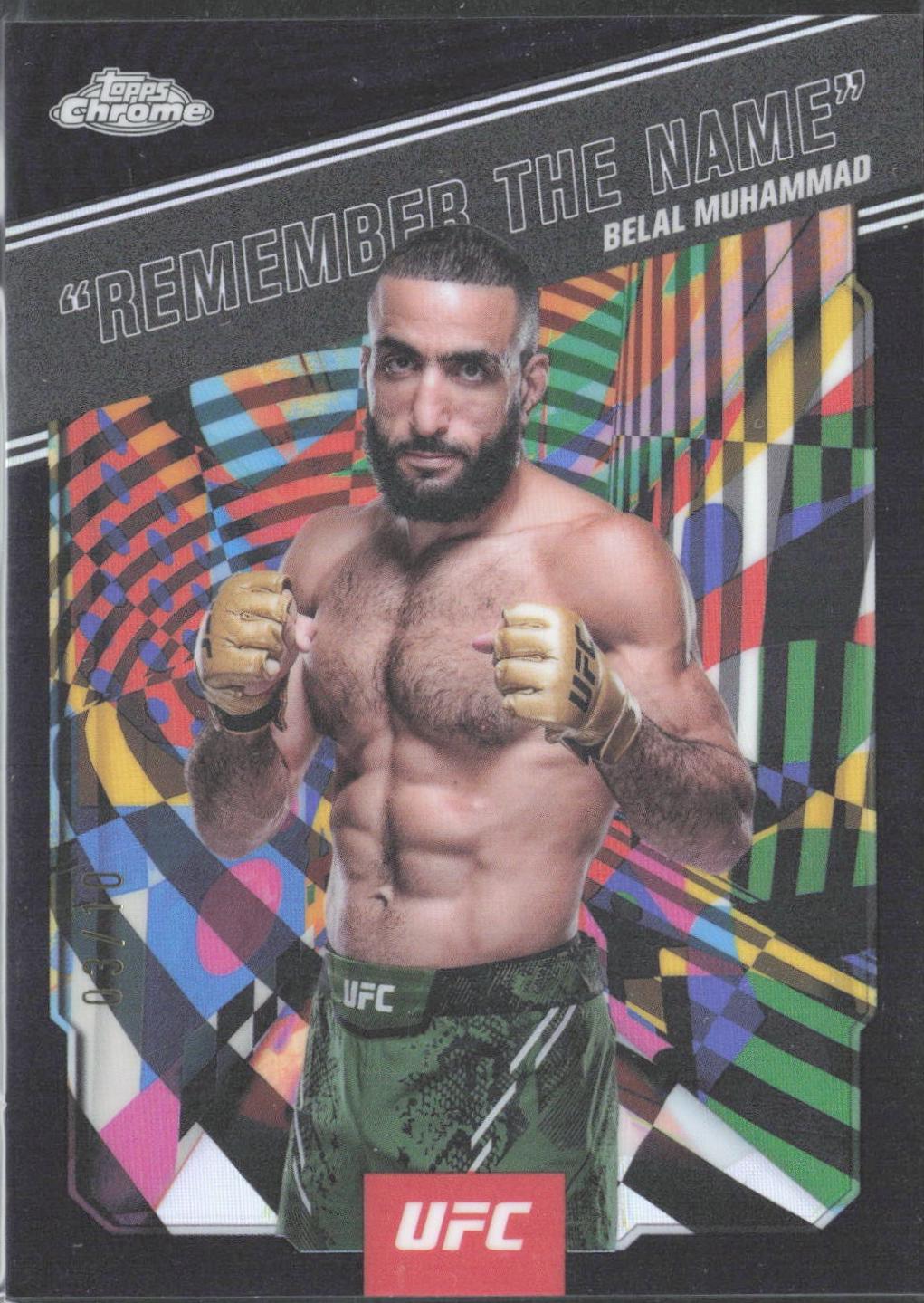 Belal Muhammad Remember the Name [Black Refractor] #AKA-1