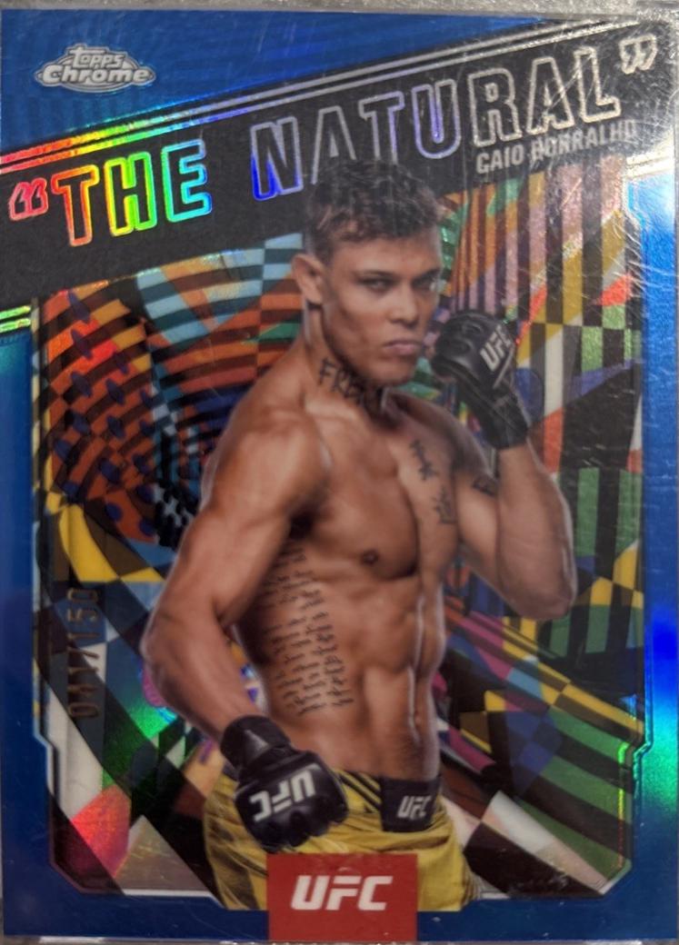 Caio Borralho The Natural [Blue Refractor] #AKA-15