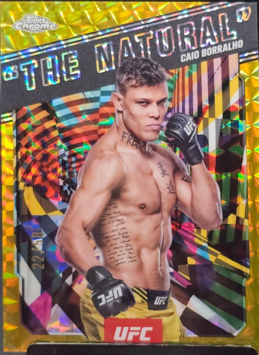 Caio Borralho The Natural [Geometric Gold Refractor] #AKA-15