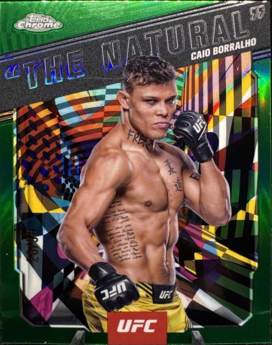 Caio Borralho The Natural [Green Refractor] #AKA-15