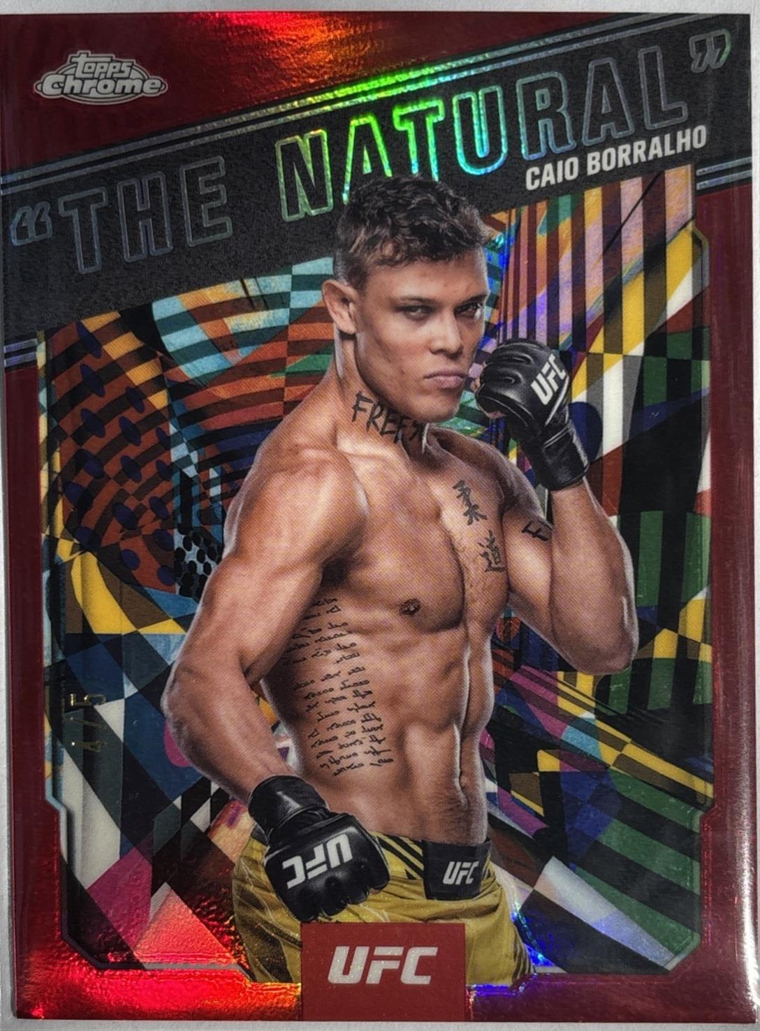Caio Borralho The Natural [Red Refractor] #AKA-15