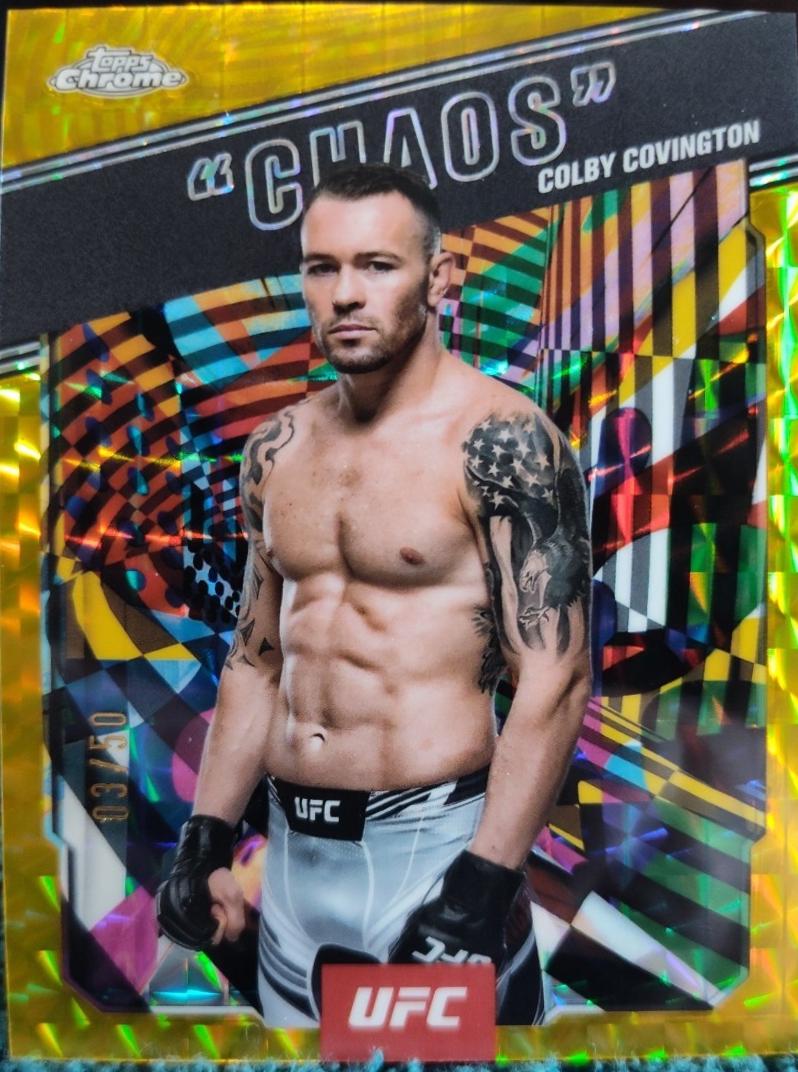 Colby Covington Chaos [Geometric Gold Refractor] #AKA-7