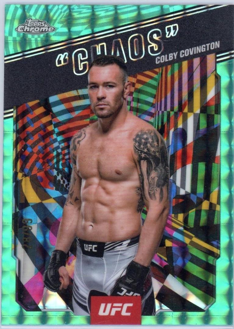 Colby Covington Chaos [Geometric Green Refractor] #AKA-7
