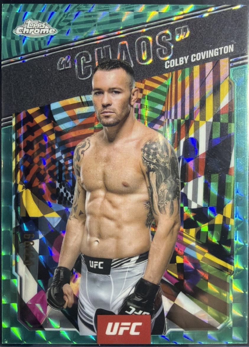Colby Covington Chaos [Geometric Purple Refractor] #AKA-7