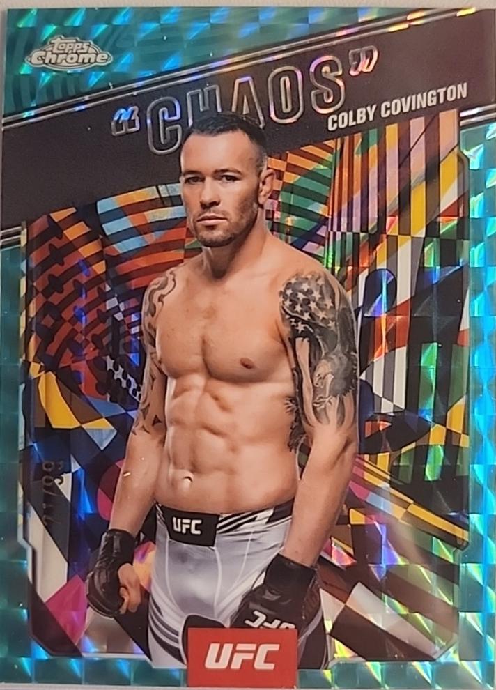 Colby Covington Chaos [Green Refractor] #AKA-7
