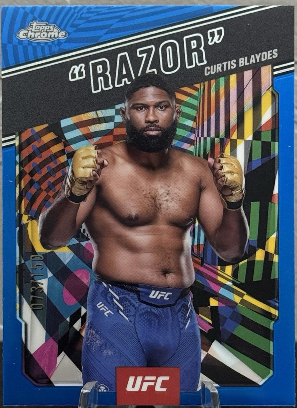 Curtis Blaydes Razor [Blue Refractor] #AKA-11