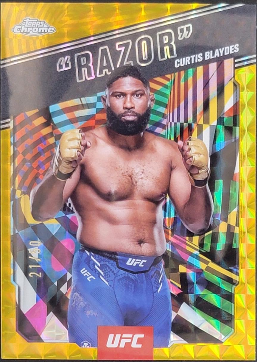 Curtis Blaydes Razor [Geometric Gold Refractor] #AKA-11