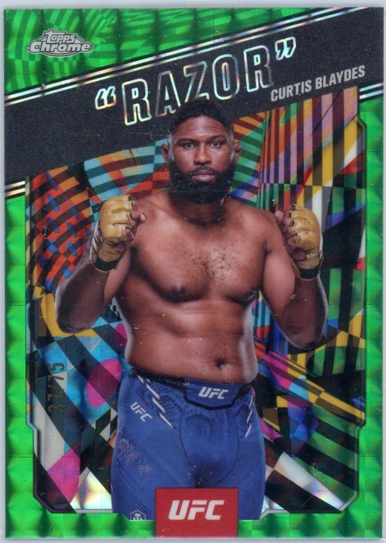 Curtis Blaydes Razor [Geometric Green Refractor] #AKA-11