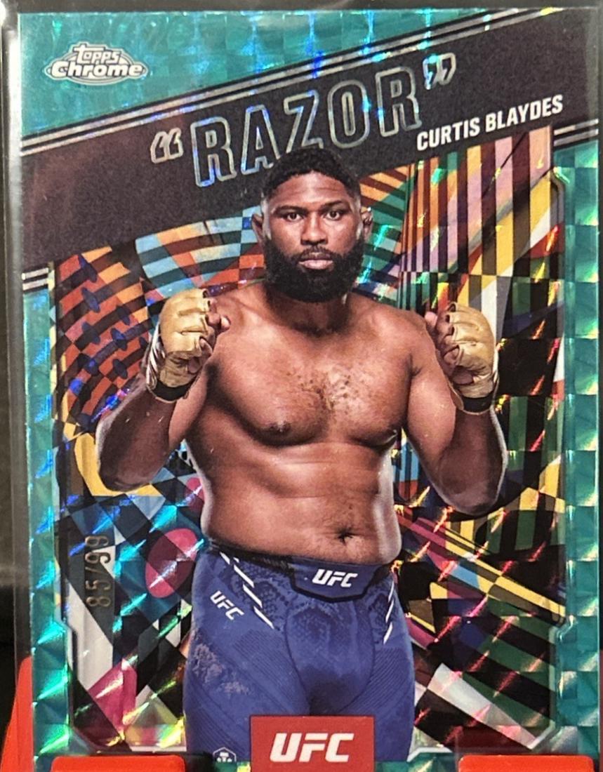 Curtis Blaydes Razor [Geometric Purple Refractor] #AKA-11
