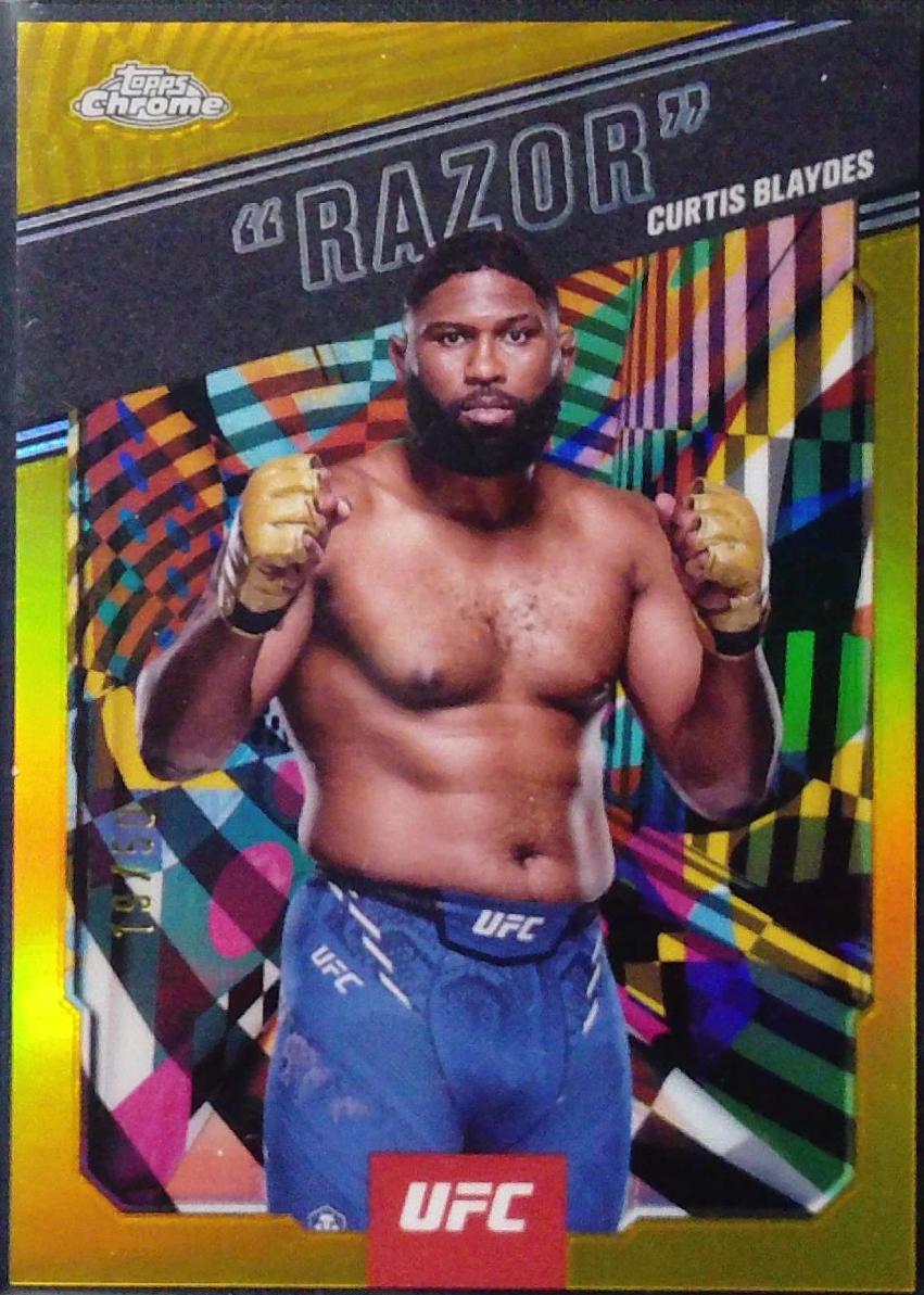 Curtis Blaydes Razor [Gold Refractor] #AKA-11