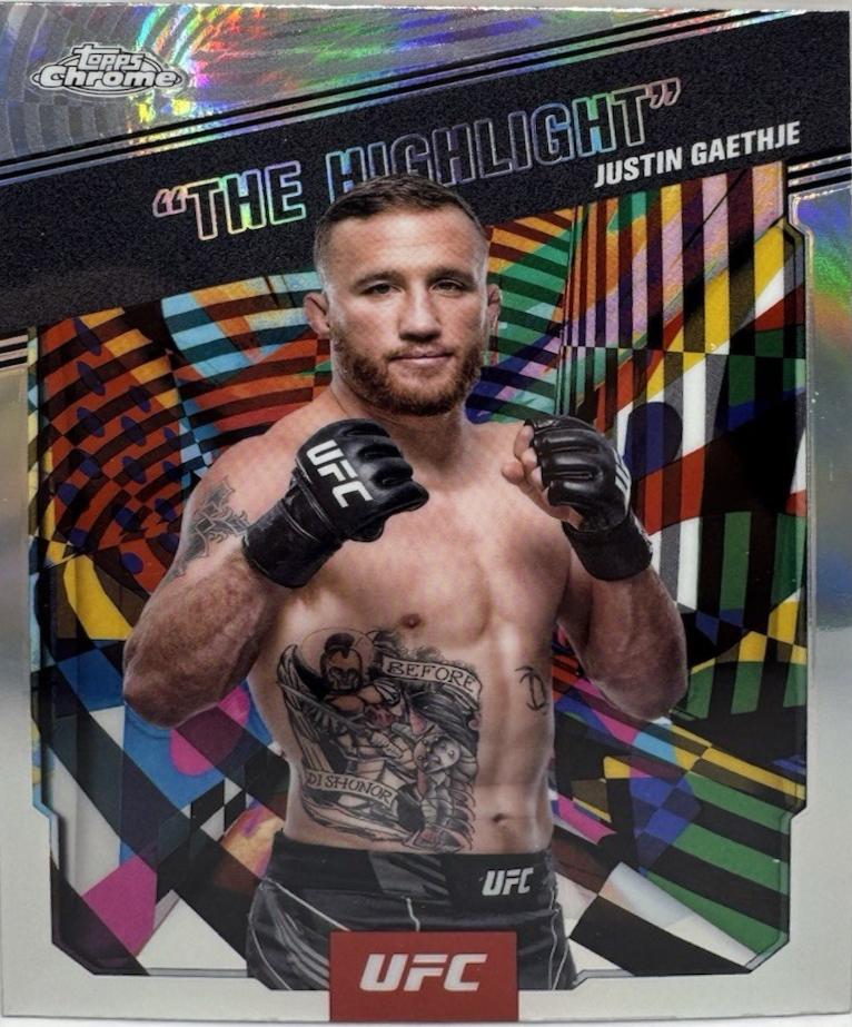 Justin Gaethje The Highlight [Refractor] #AKA-3