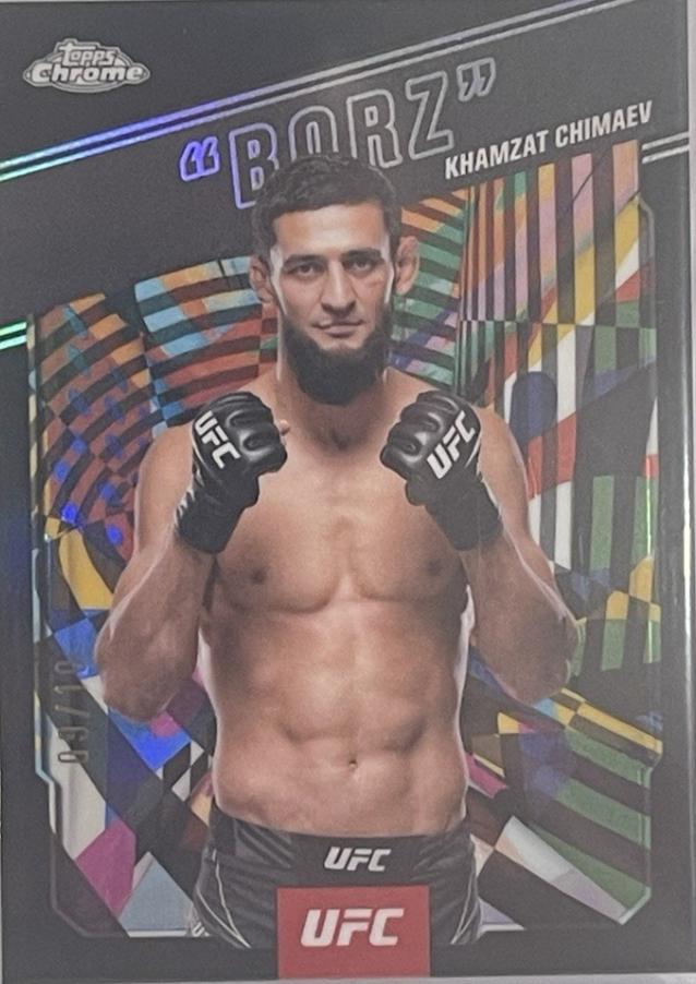 Khamzat Chimaev Borz [Black Refractor] #AKA-2