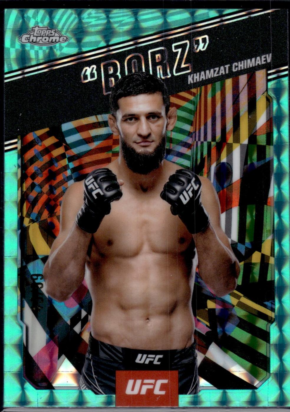 Khamzat Chimaev Borz [Geometric Purple Refractor] #AKA-2