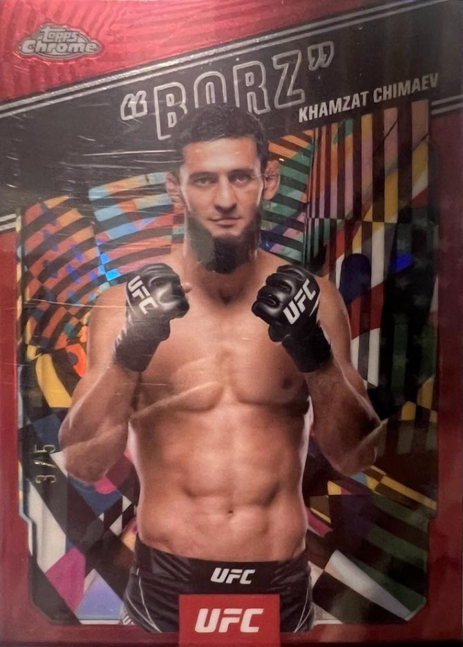 Khamzat Chimaev Borz [Red Refractor] #AKA-2