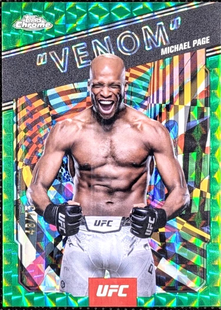 Michael Page Venom [Geometric Green Refractor] #AKA-4