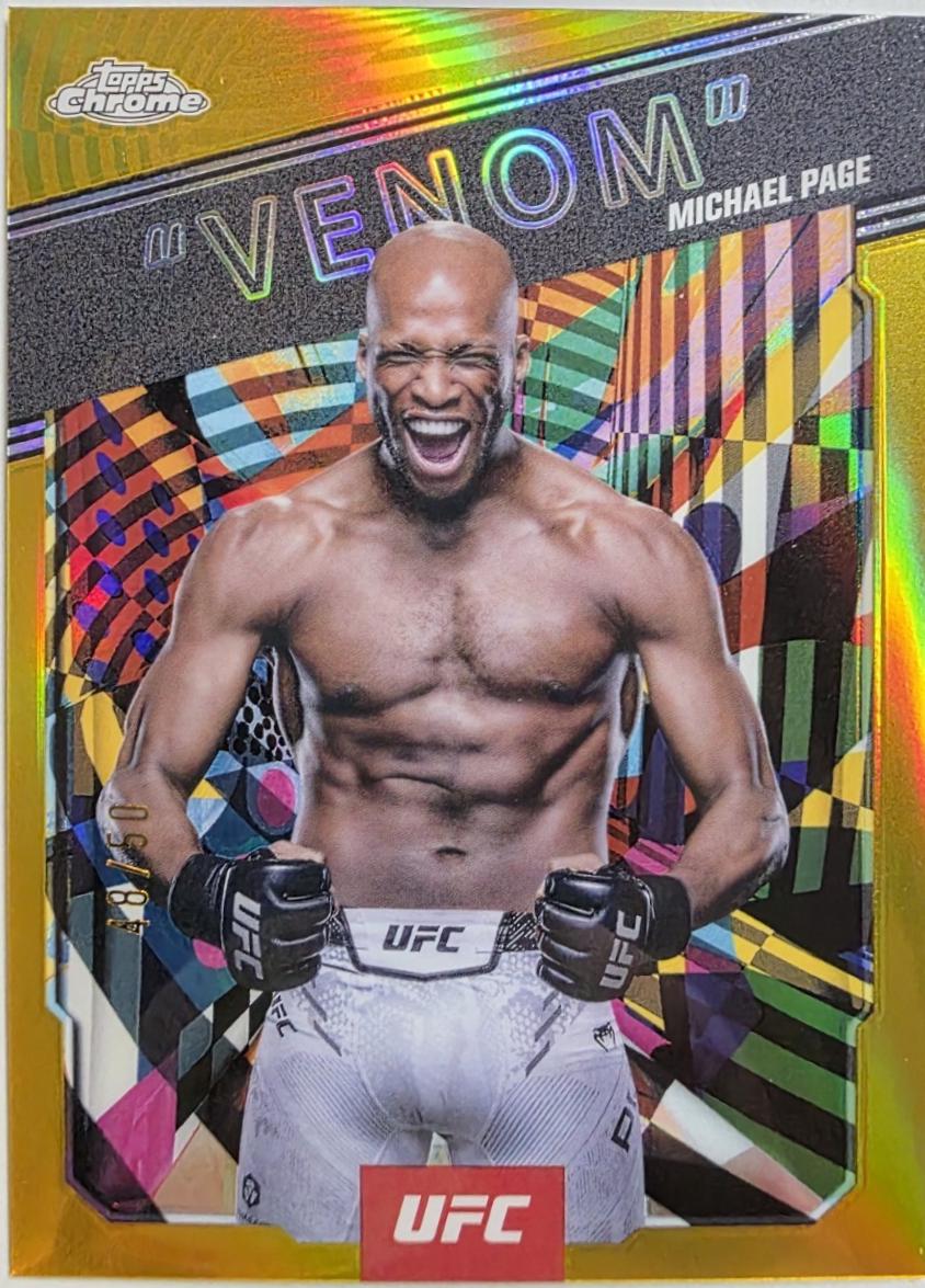 Michael Page Venom [Gold Refractor] #AKA-4
