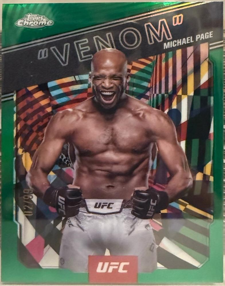 Michael Page Venom [Green Refractor] #AKA-4