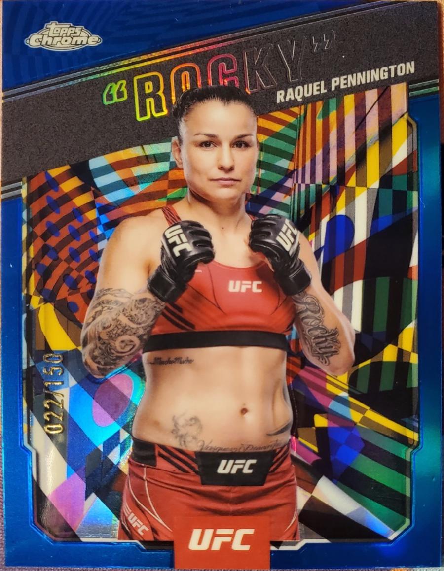 Raquel Pennington Rocky [Blue Refractor] #AKA-8