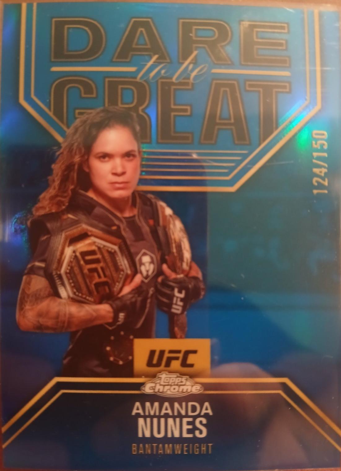 Amanda Nunes [Blue Refractor] #DBG-4