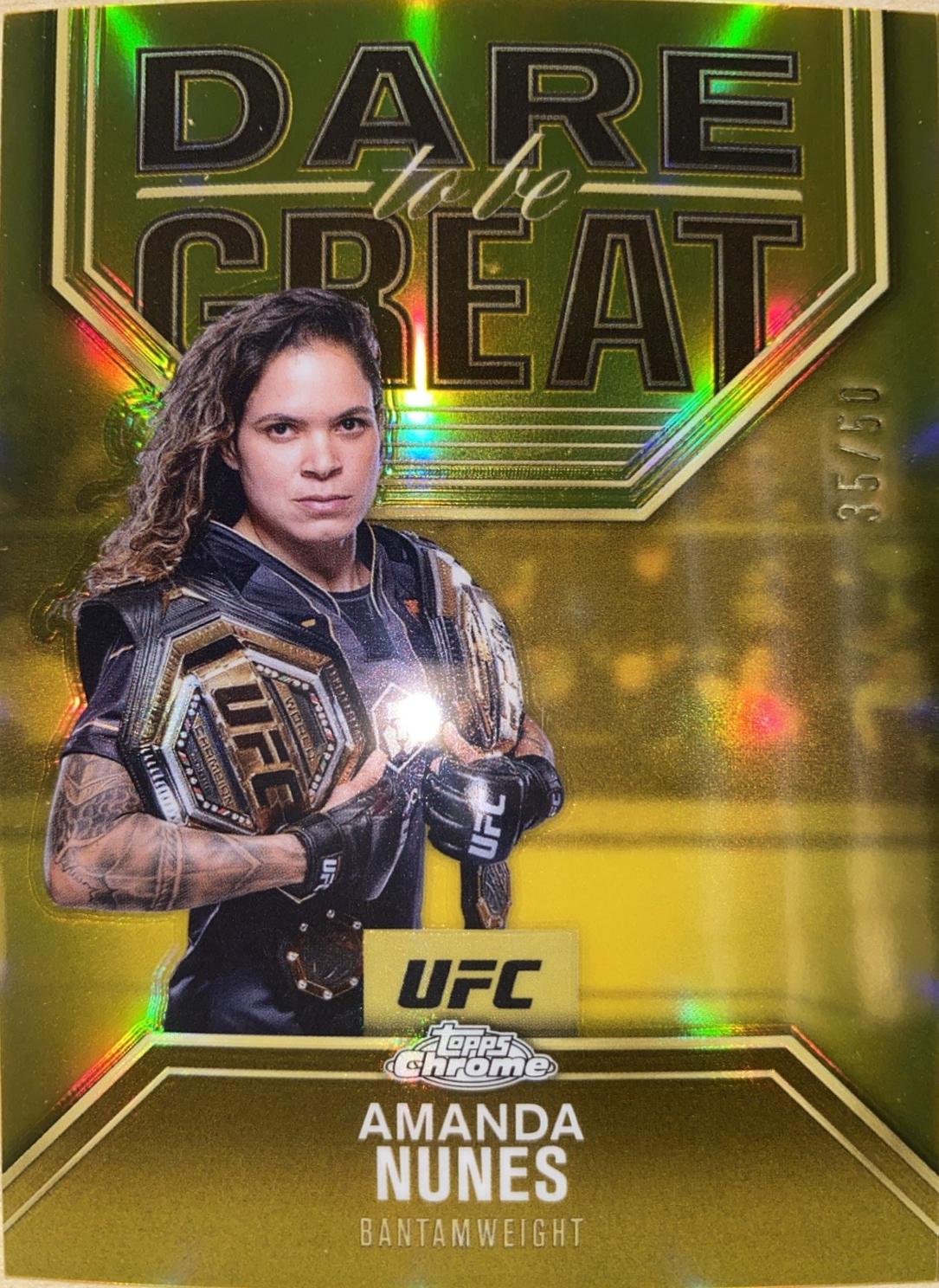 Amanda Nunes [Gold Refractor] #DBG-4