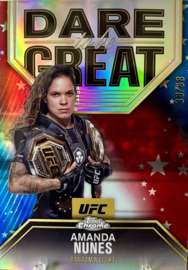 Amanda Nunes [Red White Blue Refractor] #DBG-4