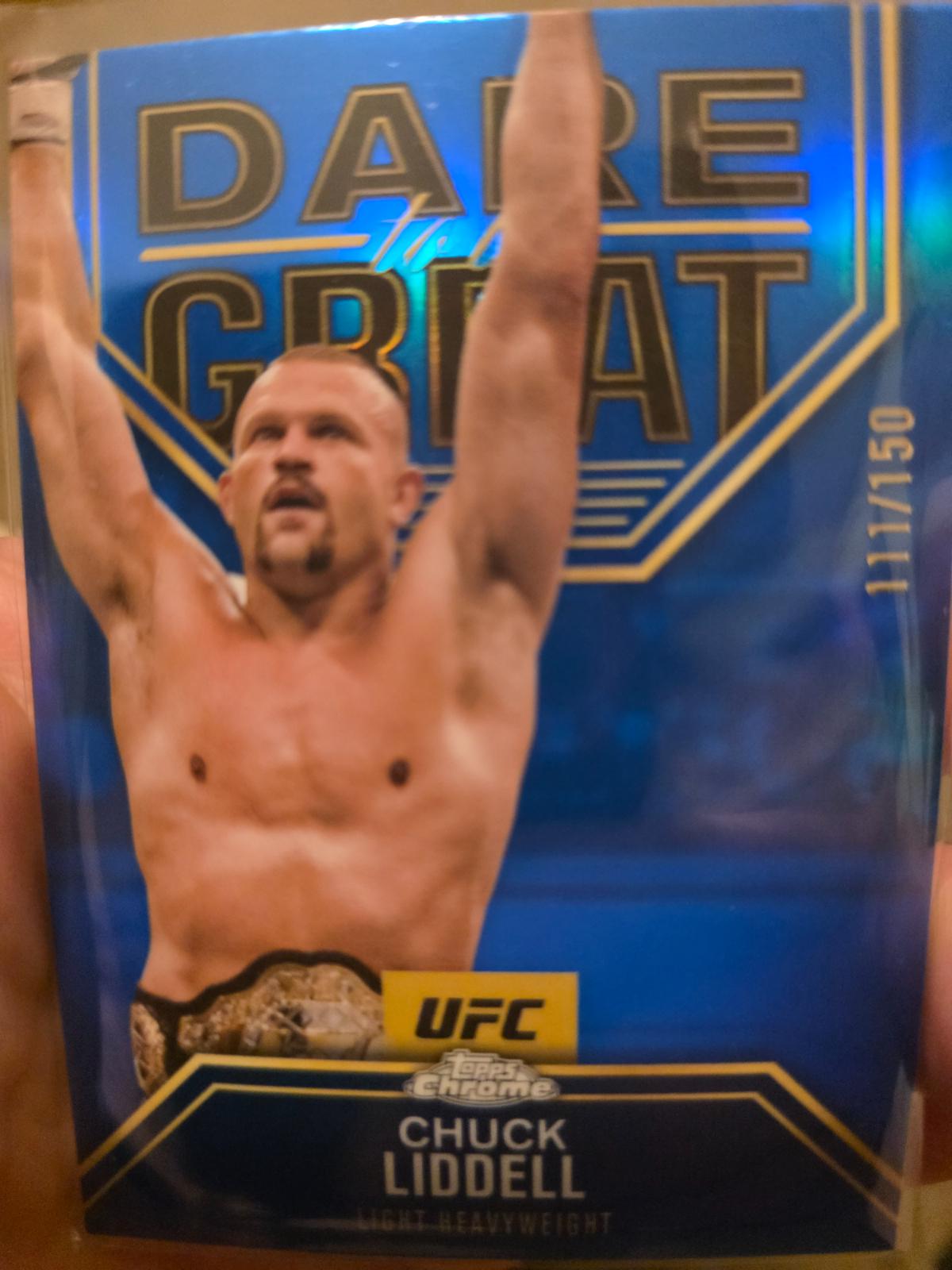 Chuck Liddell [Blue Refractor] #DBG-3