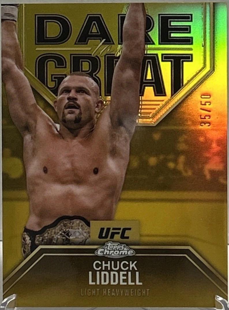 Chuck Liddell [Gold Refractor] #DBG-3