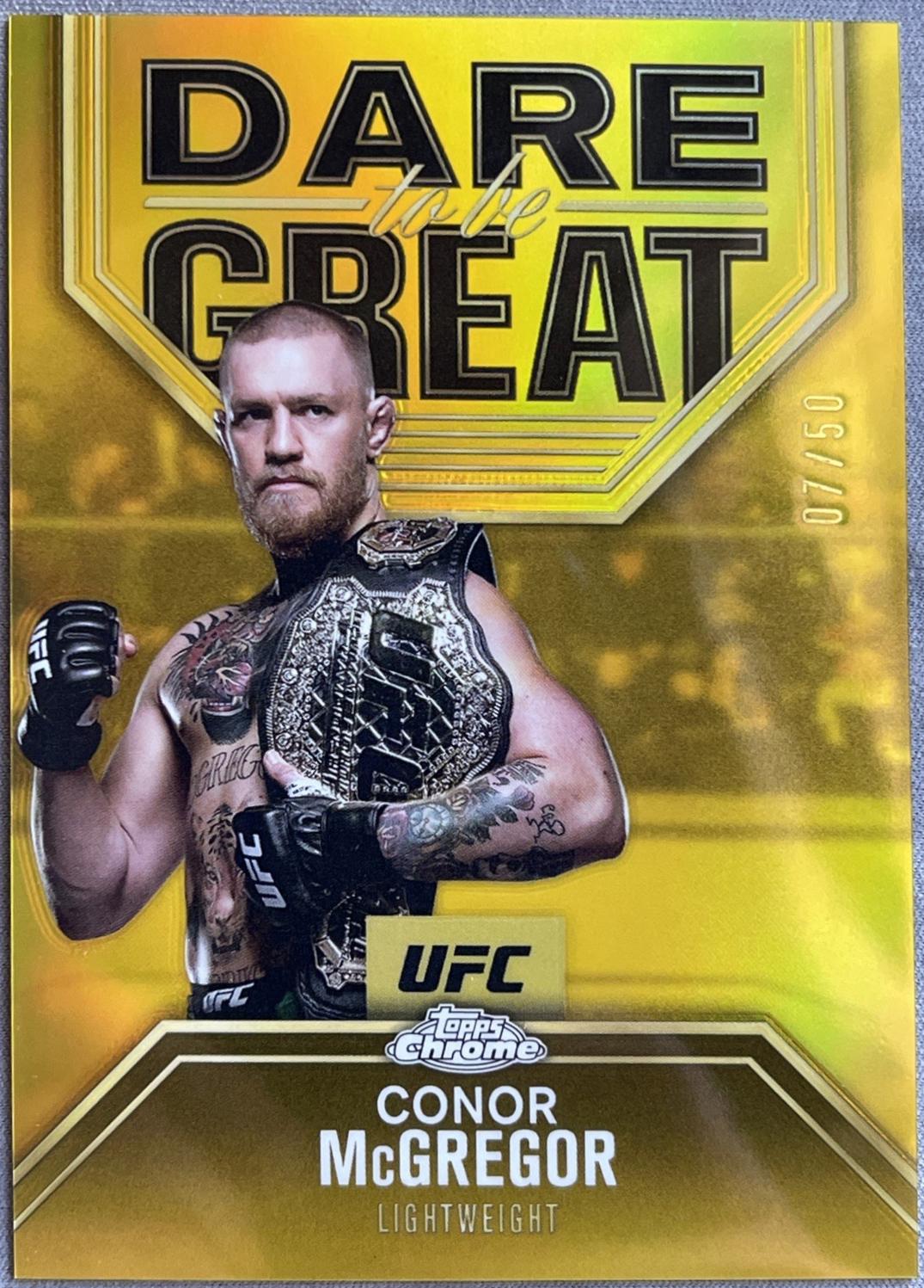 Conor McGregor [Gold Refractor] #DBG-9