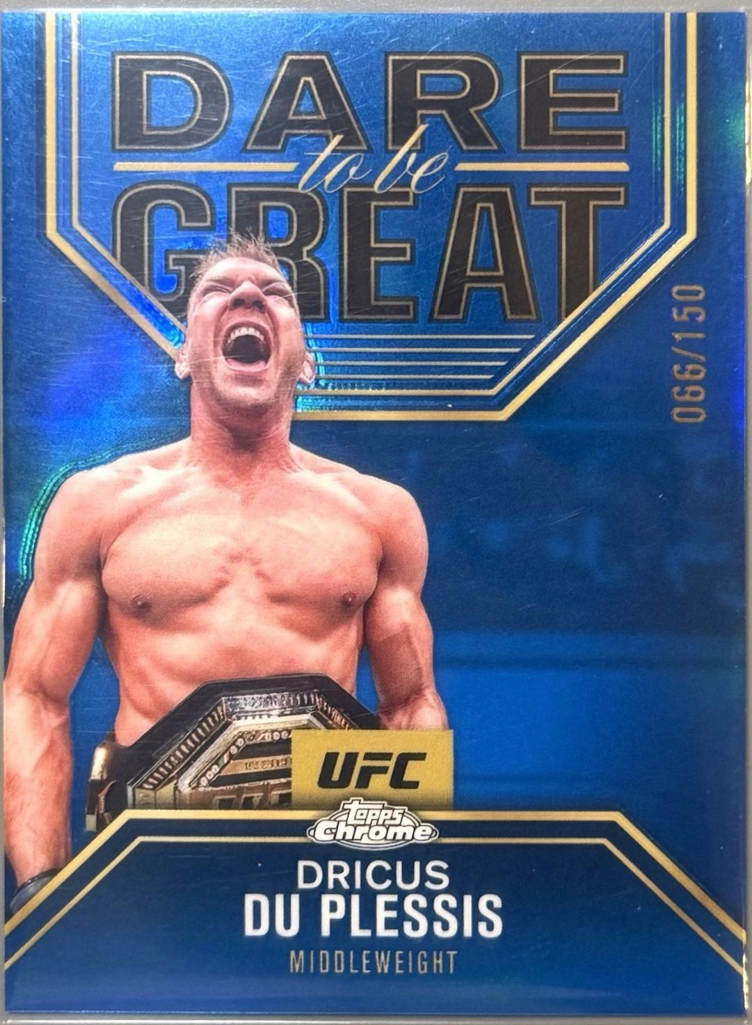 Dricus DU Plessis [Blue Refractor] #DBG-5