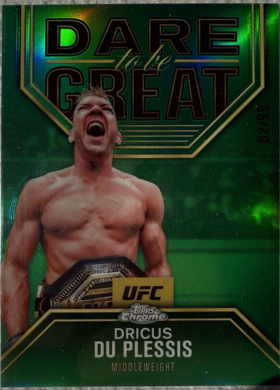 Dricus DU Plessis [Green Refractor] #DBG-5