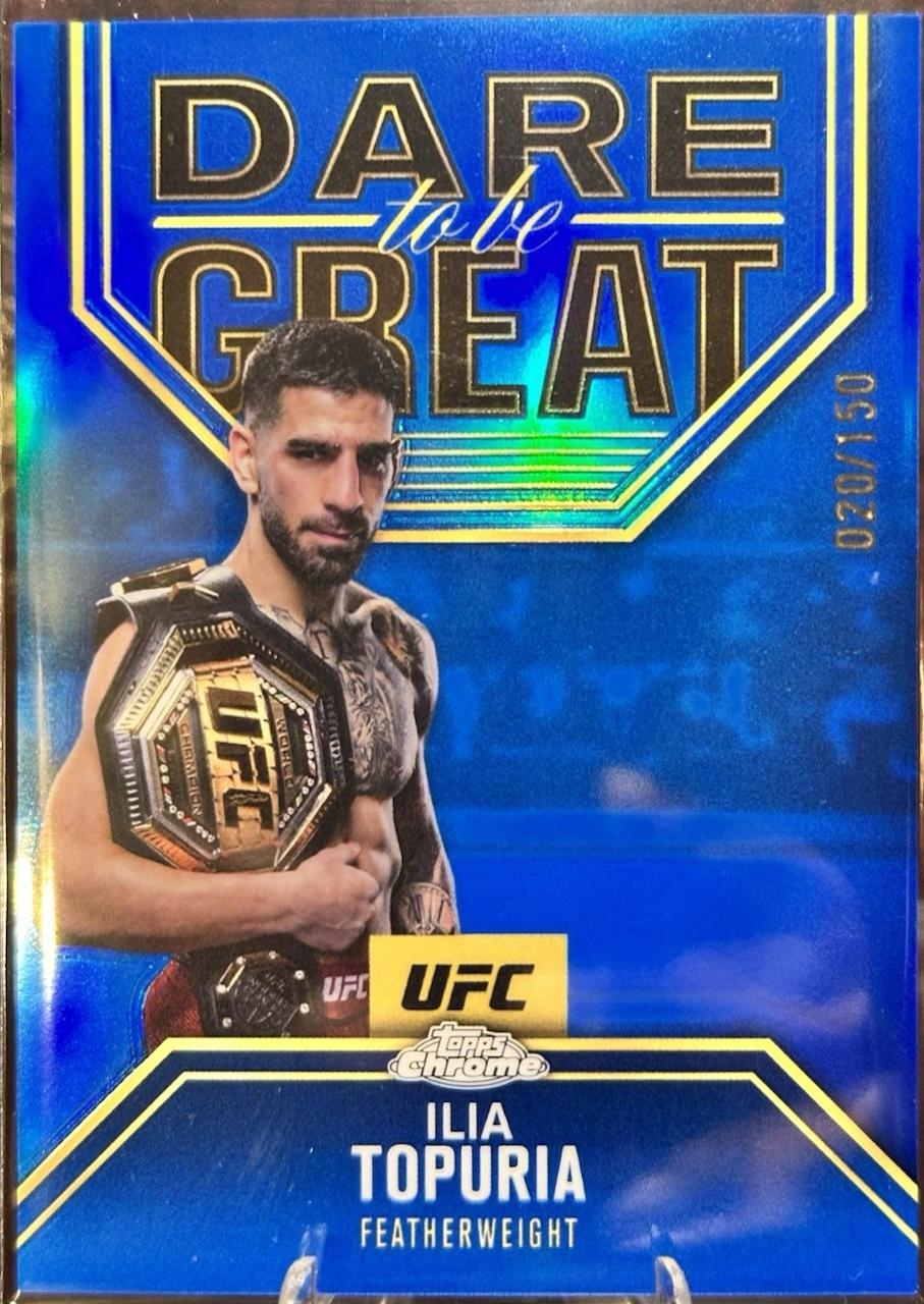 Ilia Topuria [Blue Refractor] #DBG-6