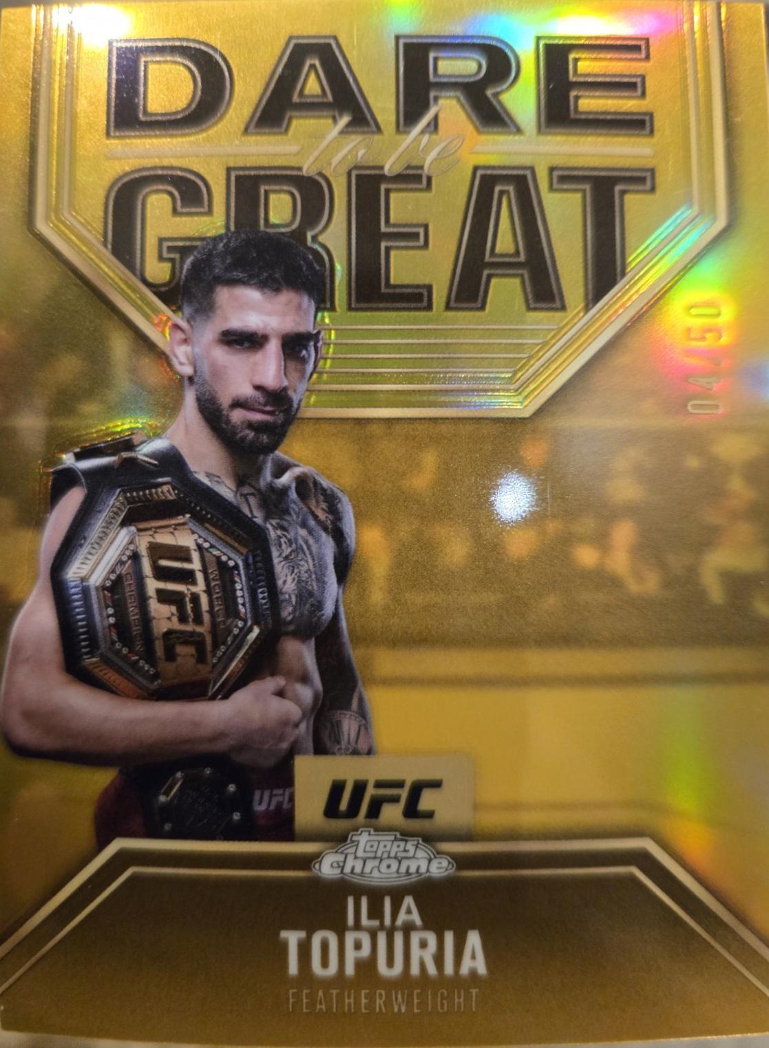 Ilia Topuria [Gold Refractor] #DBG-6