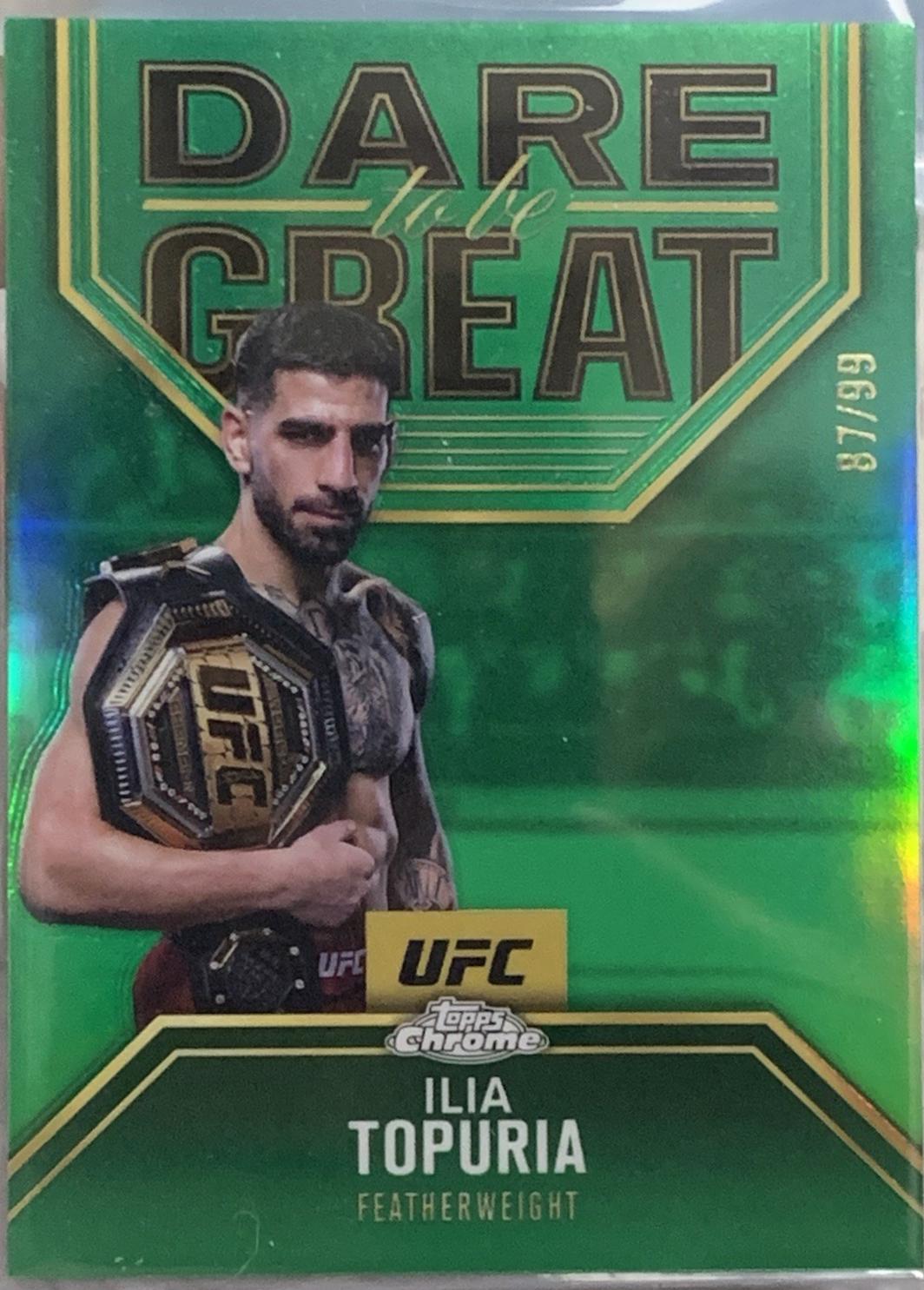 Ilia Topuria [Green Refractor] #DBG-6