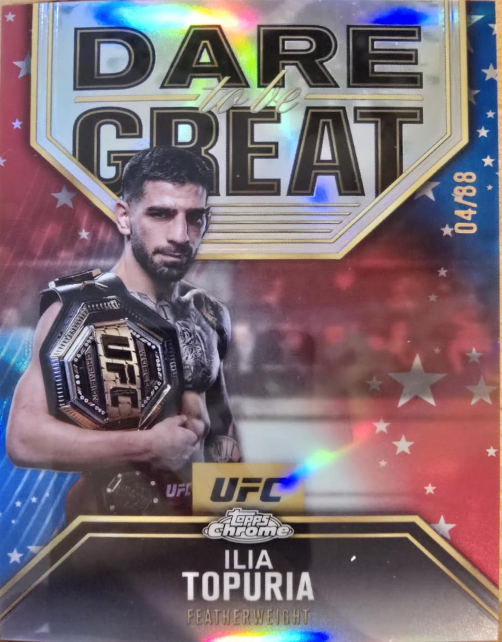 Ilia Topuria [Red White Blue Refractor] #DBG-6