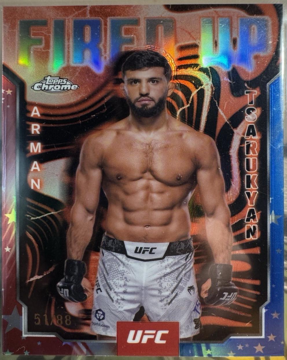 Arman Tsarukyan [Red White Blue Refractor] #FUP-6