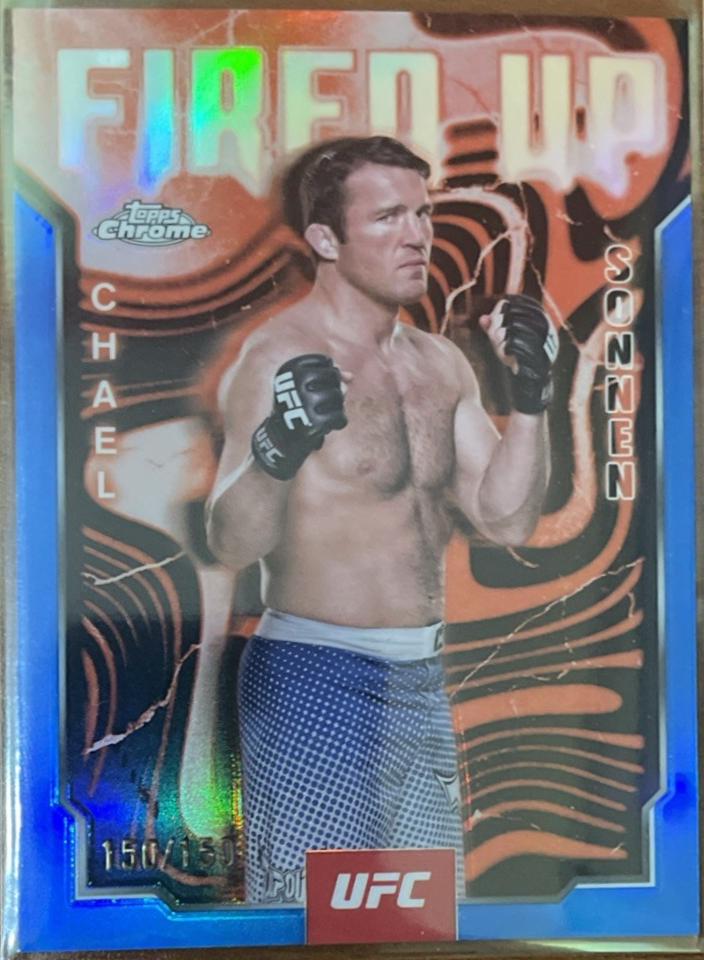 Chael Sonnen [Blue Refractor] #FUP-13