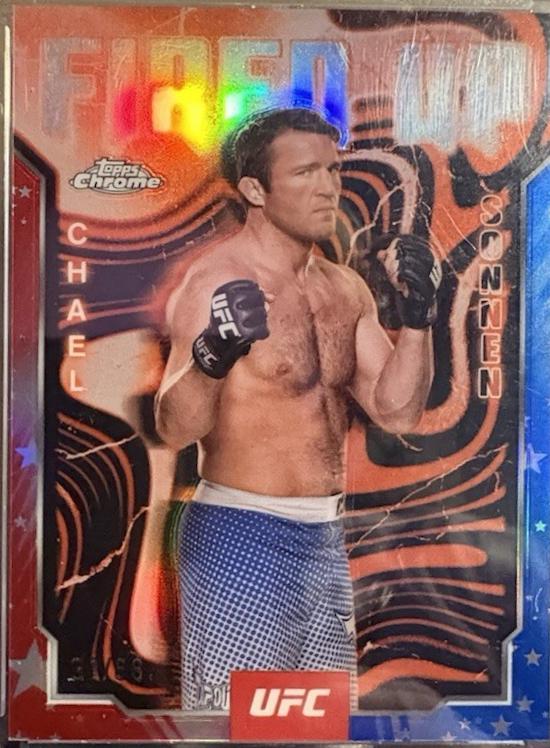 Chael Sonnen [Red White Blue Refractor] #FUP-13