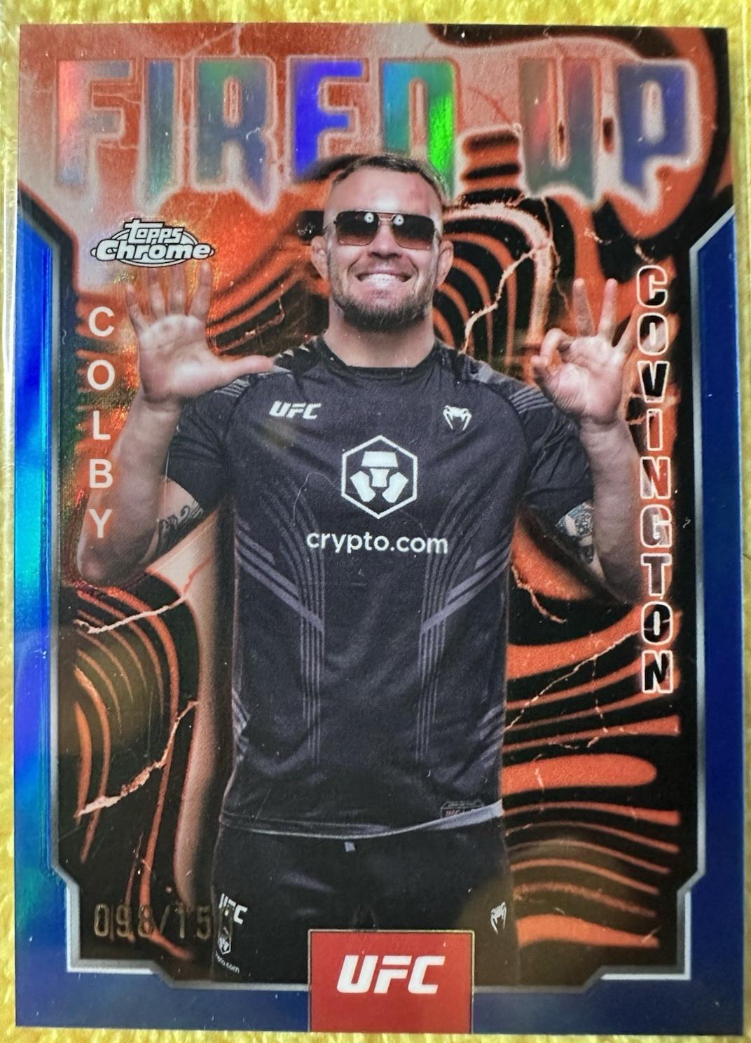 Colby Covington [Blue Refractor] #FUP-21
