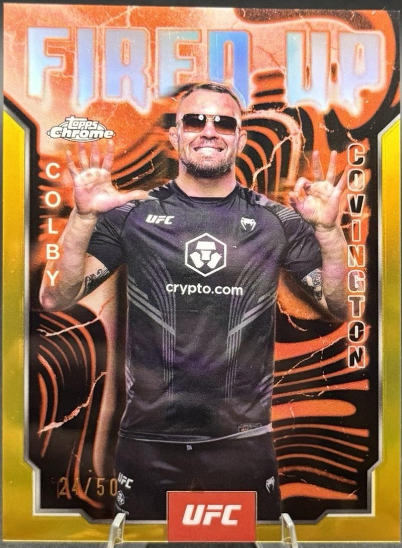 Colby Covington [Gold Refractor] #FUP-21