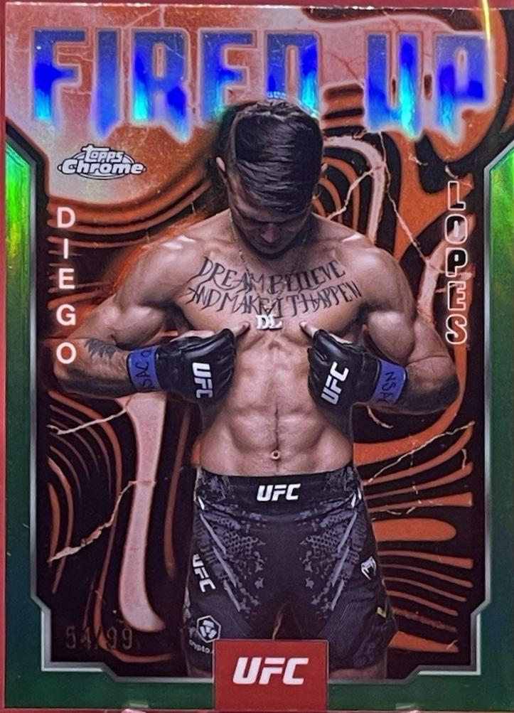 Diego Lopes [Green Refractor] #FUP-8