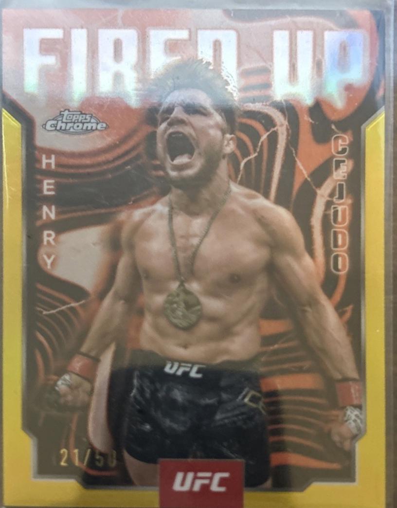 Henry Cejudo [Gold Refractor] #FUP-18
