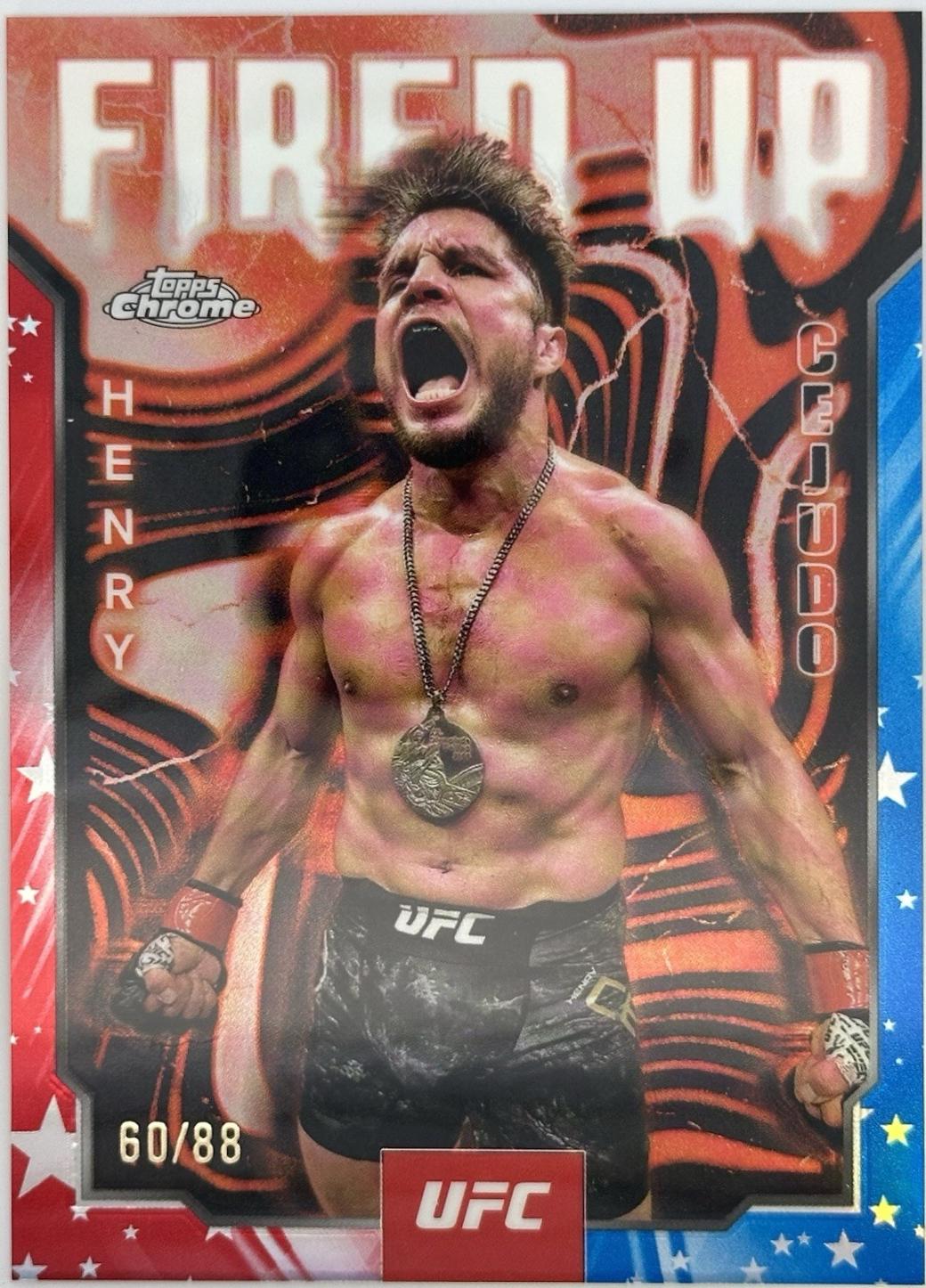 Henry Cejudo [Red White Blue Refractor] #FUP-18