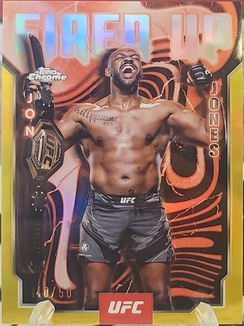 Jon Jones [Gold Refractor] #FUP-17