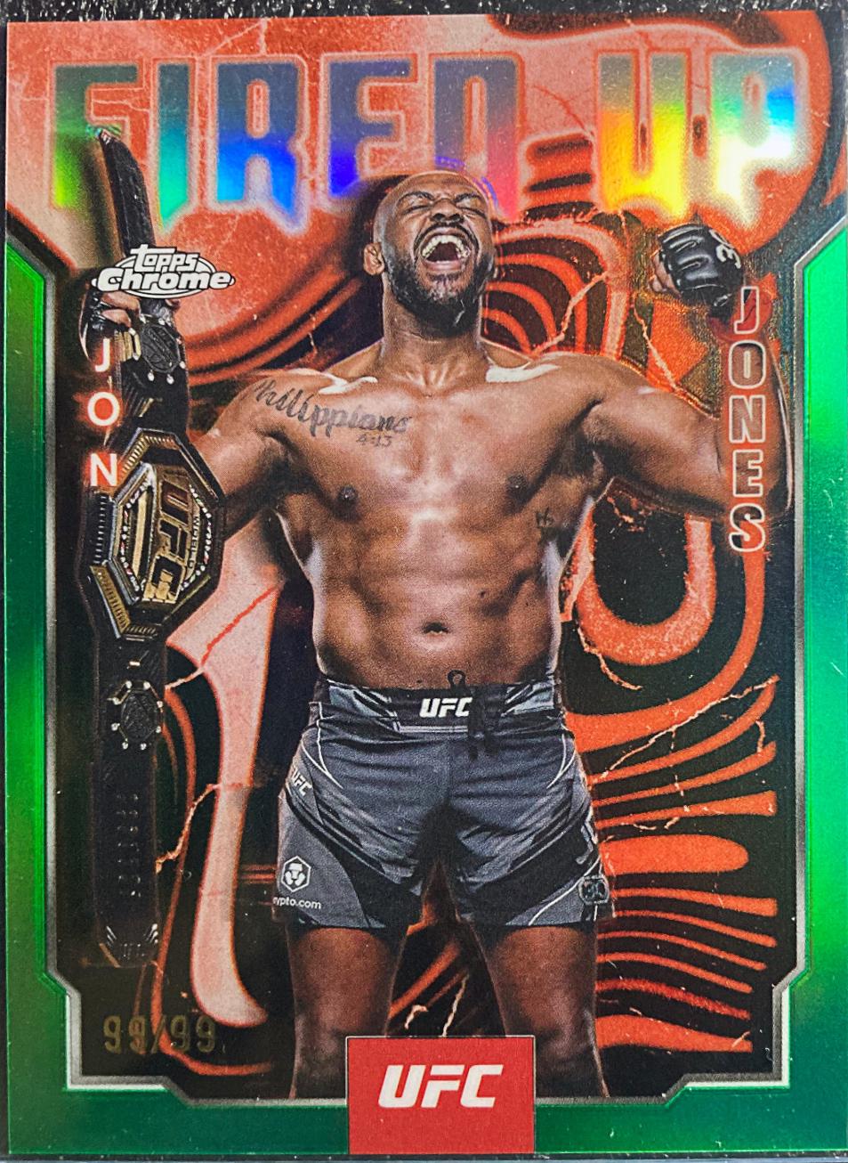 Jon Jones [Green Refractor] #FUP-17