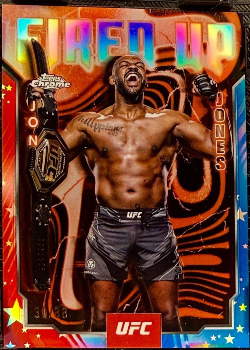 Jon Jones [Red White Blue Refractor] #FUP-17